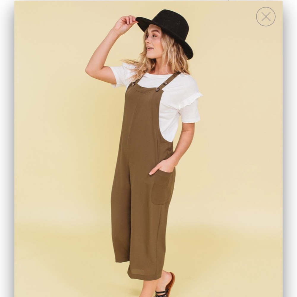 Olive green jumpsuit